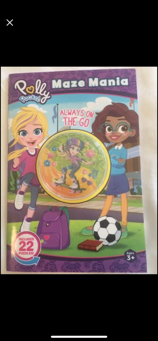 Polly Pocket Maze Mania Activity Book