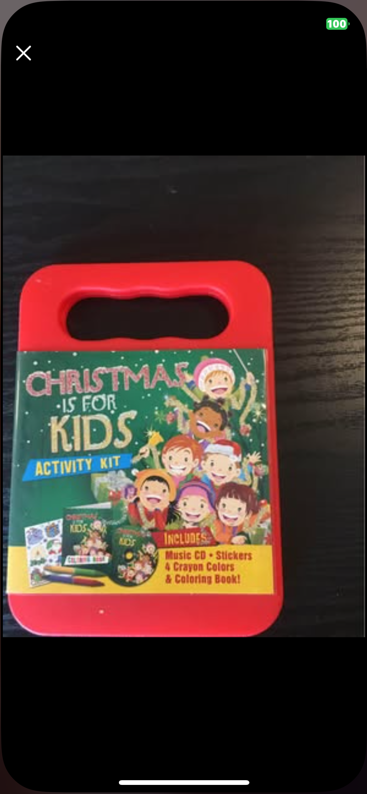 Christmas Is For Kids Activity Kit Music CD Stickers, 4 Crayons & Coloring Books